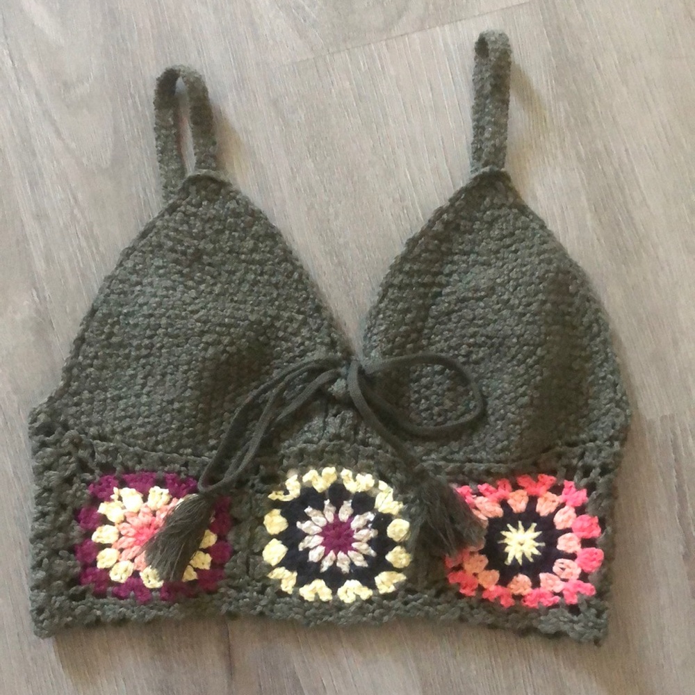 Hippie cropped tank